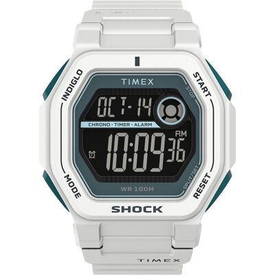 Zegarek Męski Timex TW2V63600 biały Zegarek Męski Timex TW2V63600 biały