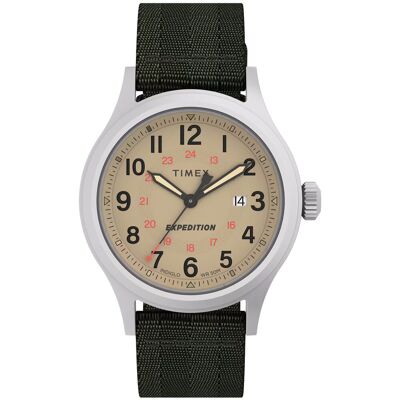 Zegarek Męski Timex TW2V65800 zielony Zegarek Męski Timex TW2V65800 zielony
