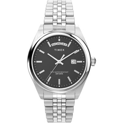 Zegarek Męski Timex TW2V67800 srebrny Zegarek Męski Timex TW2V67800 srebrny