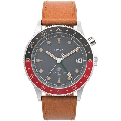 Zegarek Męski Timex TW2V74000 brązowy Zegarek Męski Timex TW2V74000 brązowy