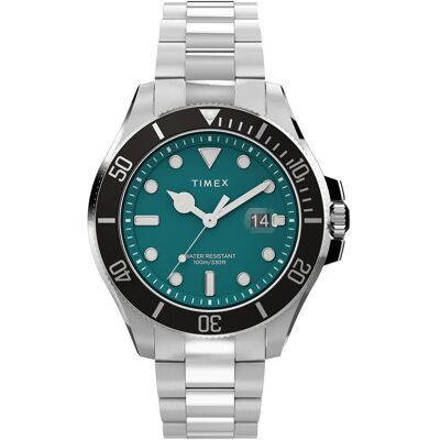 Zegarek Męski Timex TW2V91900 srebrny Zegarek Męski Timex TW2V91900 srebrny