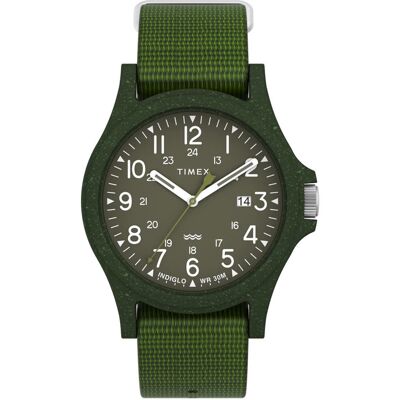 Zegarek Męski Timex Tw2V96000 Zielony Zegarek Męski Timex Tw2V96000 Zielony