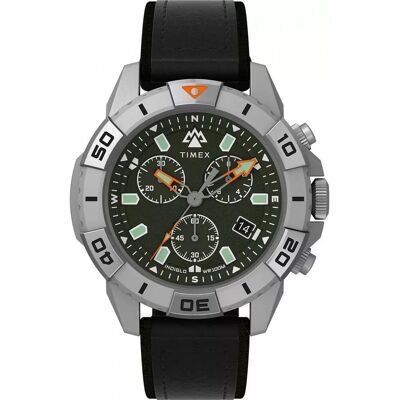 Zegarek Męski Timex TW2W16100 czarny Zegarek Męski Timex TW2W16100 czarny