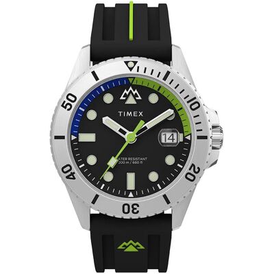 Zegarek Męski Timex TW2W41700 czarny Zegarek Męski Timex TW2W41700 czarny