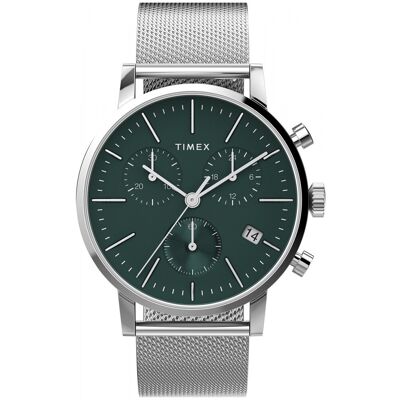 Zegarek Męski Timex TW2W43400 srebrny Zegarek Męski Timex TW2W43400 srebrny