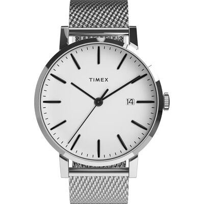 Zegarek Męski Timex TW2W43500 srebrny Zegarek Męski Timex TW2W43500 srebrny