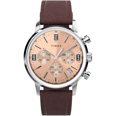 Zegarek Męski Timex TW2W51400 brązowy Zegarek Męski Timex TW2W51400 brązowy