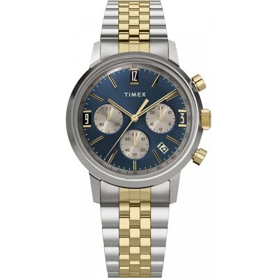 Zegarek Męski Timex TW2W60200 srebrny Zegarek Męski Timex TW2W60200 srebrny