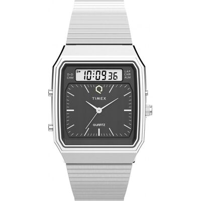 Zegarek Męski Timex TW2Y05900 srebrny Zegarek Męski Timex TW2Y05900 srebrny