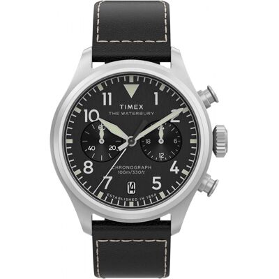 Zegarek Męski Timex TW2Y19000 czarny Zegarek Męski Timex TW2Y19000 czarny