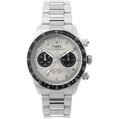 Zegarek Męski Timex TW2Y19200 srebrny Zegarek Męski Timex TW2Y19200 srebrny