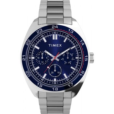 Zegarek Męski Timex TW2Y22700 srebrny Zegarek Męski Timex TW2Y22700 srebrny