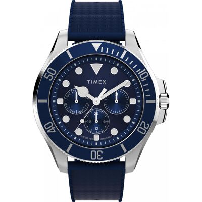 Zegarek Męski Timex TW2Y33400 niebieski Zegarek Męski Timex TW2Y33400 niebieski