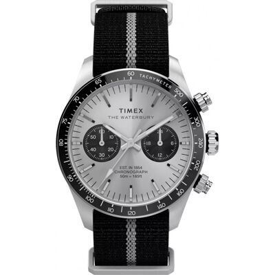 Zegarek Męski Timex TW2Y35500 srebrny Zegarek Męski Timex TW2Y35500 srebrny