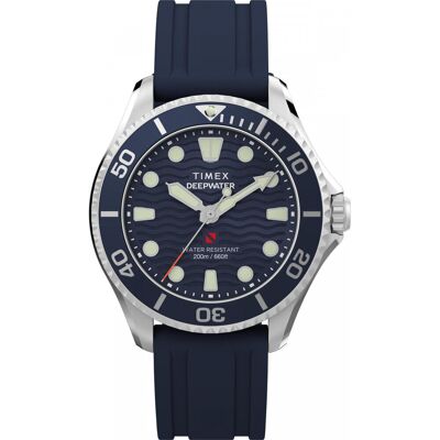 Zegarek Męski Timex TW2Y40300 niebieski Zegarek Męski Timex TW2Y40300 niebieski