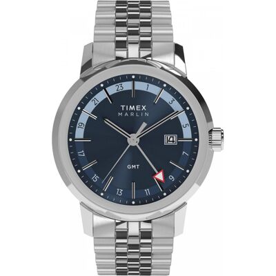 Zegarek Męski Timex TW2Y47600 srebrny Zegarek Męski Timex TW2Y47600 srebrny