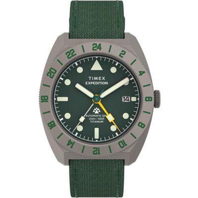 Zegarek Męski Timex TW2Y63400 zielony Zegarek Męski Timex TW2Y63400 zielony