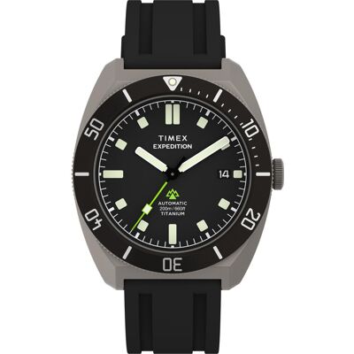 Zegarek Męski Timex TW2Y63600 czarny Zegarek Męski Timex TW2Y63600 czarny