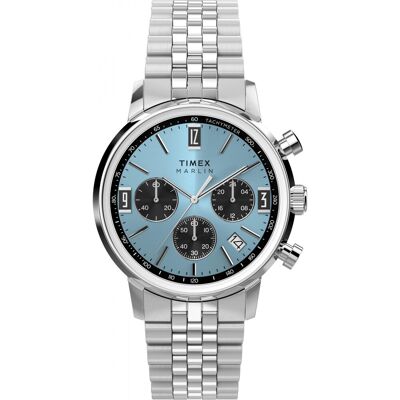 Zegarek Męski Timex TW2Y66500 srebrny Zegarek Męski Timex TW2Y66500 srebrny