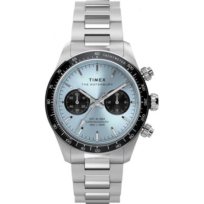 Zegarek Męski Timex TW2Y70500 srebrny Zegarek Męski Timex TW2Y70500 srebrny