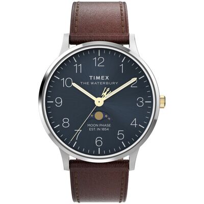 Zegarek męski TIMEX Waterbury czytelny cyfry wodoodporny WR50 elegancki do garnituru Zegarek męski TIMEX Waterbury czytelny cyfry wodoodporny WR50 elegancki do garnituru
