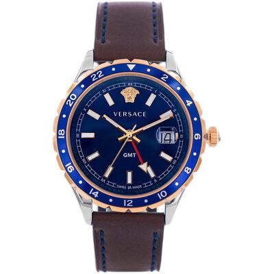 Zegarek Męski Versace Hellenyium Gmt V1108/0017 Zegarek Męski Versace Hellenyium Gmt V1108/0017