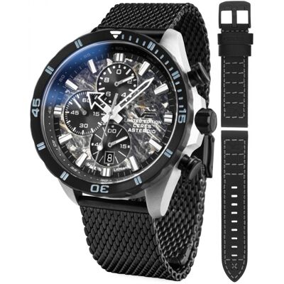 Zegarek Męski Vostok Europe 6S10-320E693BB czarny Zegarek Męski Vostok Europe 6S10-320E693BB czarny