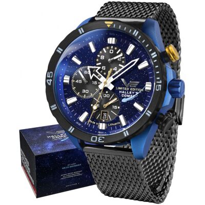 Zegarek Męski Vostok Europe 6S10-320E694BB czarny Zegarek Męski Vostok Europe 6S10-320E694BB czarny
