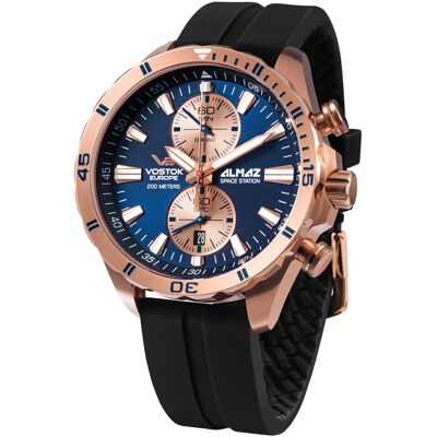 Zegarek Męski Vostok Europe 6S11-320B660S czarny Zegarek Męski Vostok Europe 6S11-320B660S czarny