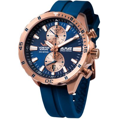 Zegarek Męski Vostok Europe 6S11-320B660SBL niebieski Zegarek Męski Vostok Europe 6S11-320B660SBL niebieski