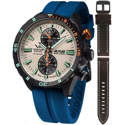 Zegarek Męski Vostok Europe 6S11-320C677SB niebieski Zegarek Męski Vostok Europe 6S11-320C677SB niebieski