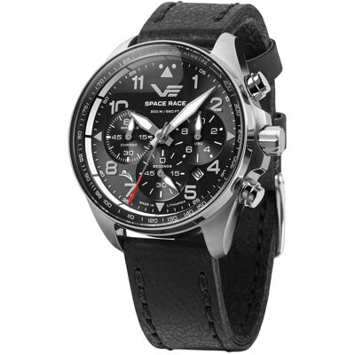 Zegarek Męski Vostok Europe 6S20-325A741 czarny Zegarek Męski Vostok Europe 6S20-325A741 czarny