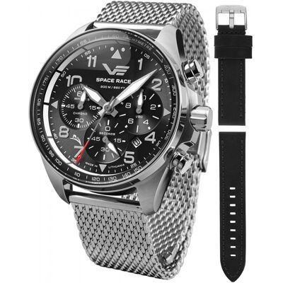 Zegarek Męski Vostok Europe 6S20-325A741B srebrny Zegarek Męski Vostok Europe 6S20-325A741B srebrny