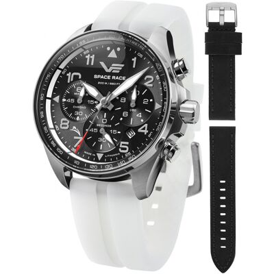 Zegarek Męski Vostok Europe 6S20-325A741SW biały Zegarek Męski Vostok Europe 6S20-325A741SW biały