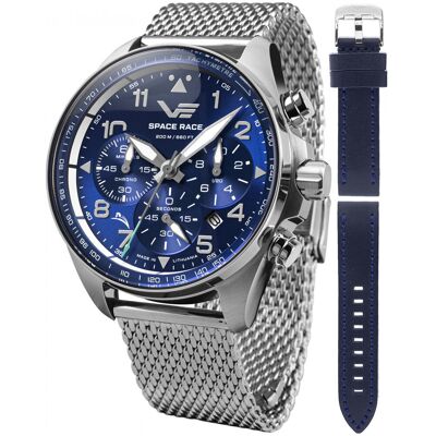 Zegarek Męski Vostok Europe 6S20-325A742B srebrny Zegarek Męski Vostok Europe 6S20-325A742B srebrny