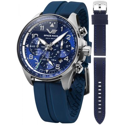Zegarek Męski Vostok Europe 6S20-325A742SBL niebieski Zegarek Męski Vostok Europe 6S20-325A742SBL niebieski