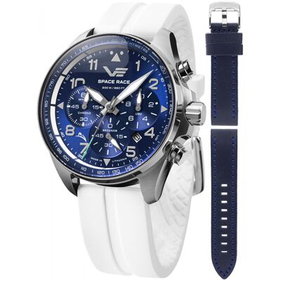 Zegarek Męski Vostok Europe 6S20-325A742SWL biały Zegarek Męski Vostok Europe 6S20-325A742SWL biały