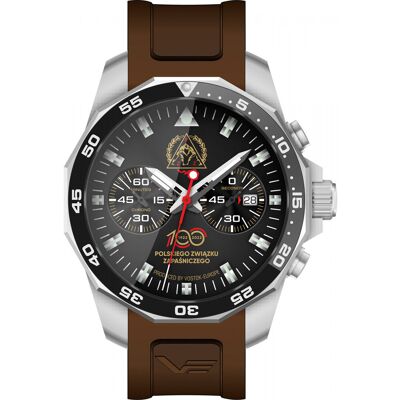 Zegarek Męski Vostok Europe 6S21-225A472 Brązowy Zegarek Męski Vostok Europe 6S21-225A472 Brązowy
