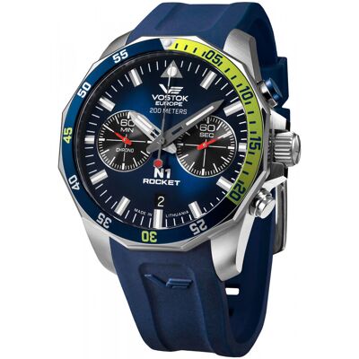 Zegarek Męski Vostok Europe 6S21-225A708S niebieski Zegarek Męski Vostok Europe 6S21-225A708S niebieski