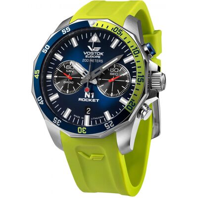 Zegarek Męski Vostok Europe 6S21-225A708SY zielony Zegarek Męski Vostok Europe 6S21-225A708SY zielony