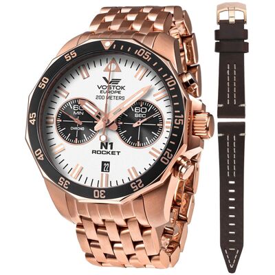 Zegarek Męski Vostok Europe 6S21-225B619B różowe złoto Zegarek Męski Vostok Europe 6S21-225B619B różowe złoto