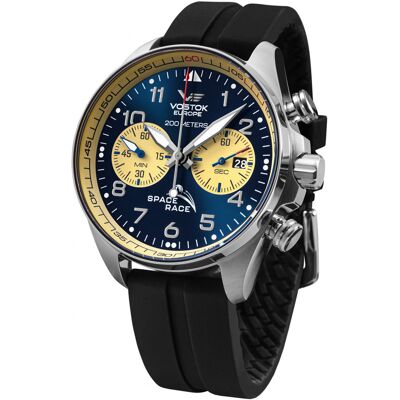 Zegarek Męski Vostok Europe 6S21-325A667S czarny Zegarek Męski Vostok Europe 6S21-325A667S czarny