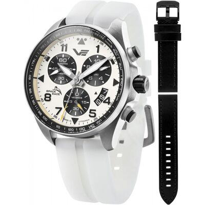 Zegarek Męski Vostok Europe 6S30-325A743SW biały Zegarek Męski Vostok Europe 6S30-325A743SW biały