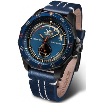Zegarek męski VOSTOK EUROPE NE57-225C564 niebieski klasyczny wodoszczelne Zegarek męski VOSTOK EUROPE NE57-225C564 niebieski klasyczny wodoszczelne