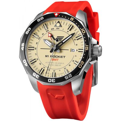 Zegarek Męski Vostok Europe NH34-225A713SR czerwony Zegarek Męski Vostok Europe NH34-225A713SR czerwony
