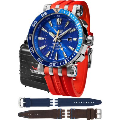 Zegarek Męski Vostok Europe NH34-575A716SR czerwony Zegarek Męski Vostok Europe NH34-575A716SR czerwony