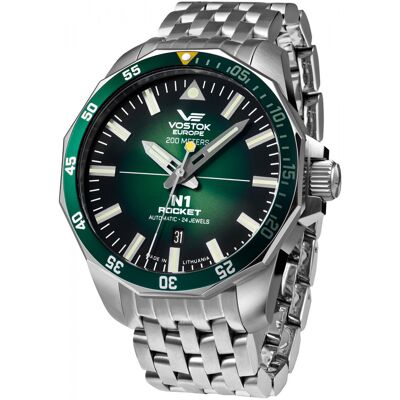 Zegarek Męski Vostok Europe NH35A-225A710B srebrny Zegarek Męski Vostok Europe NH35A-225A710B srebrny