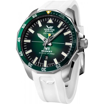 Zegarek Męski Vostok Europe NH35A-225A710SW biały Zegarek Męski Vostok Europe NH35A-225A710SW biały