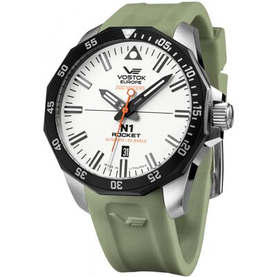Zegarek Męski Vostok Europe NH35A-225E711SK zielony Zegarek Męski Vostok Europe NH35A-225E711SK zielony