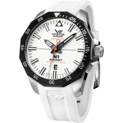 Zegarek Męski Vostok Europe NH35A-225E711SW biały Zegarek Męski Vostok Europe NH35A-225E711SW biały